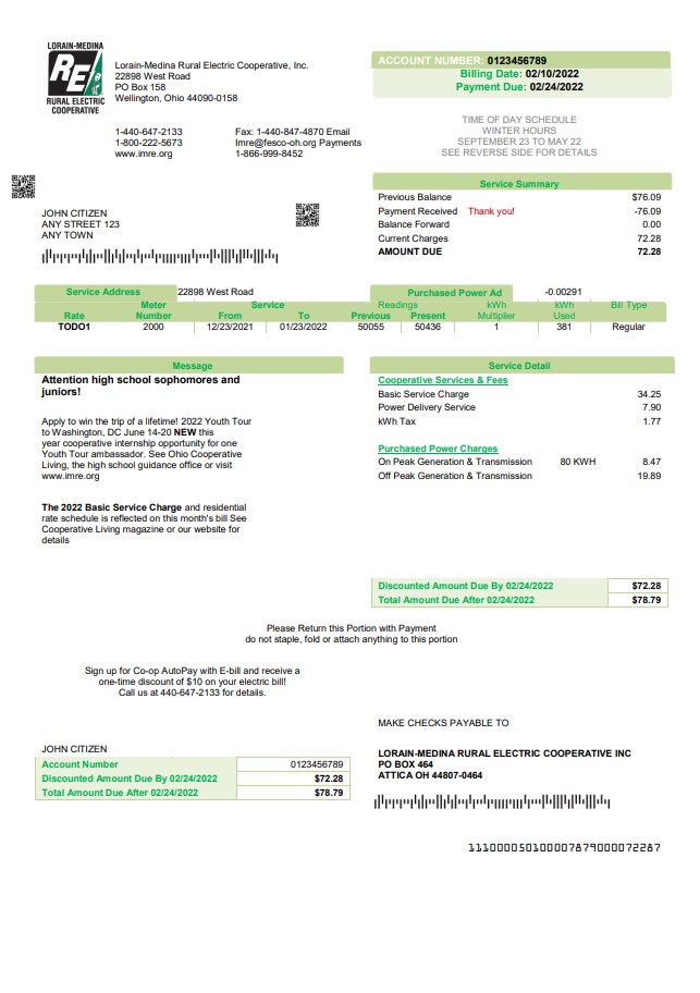  Minol USA business utility bill 